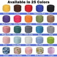 thumbnail image 3 of 200g T-Shirt Yarn Elastic Fabric Crochet Cloth Yarn for DIY Knitting, Spaghetti Yarn Thick Knitting Yarn for Hand DIY Bag Basket Cushion Crocheting Projects,Home Decor(Yellow), 3 of 7