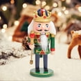 thumbnail image 5 of 3 pieces 15cm Nutcracker Figures Model Doll Decorative Handmade farmhouse Indoor holiday party Decoration Style H, 5 of 8