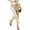 Gold, variant on Sequin Skirt for Women High Waist Midi Skirt Sparkly Skirts for Night Out Cocktail Parties Gold XXL