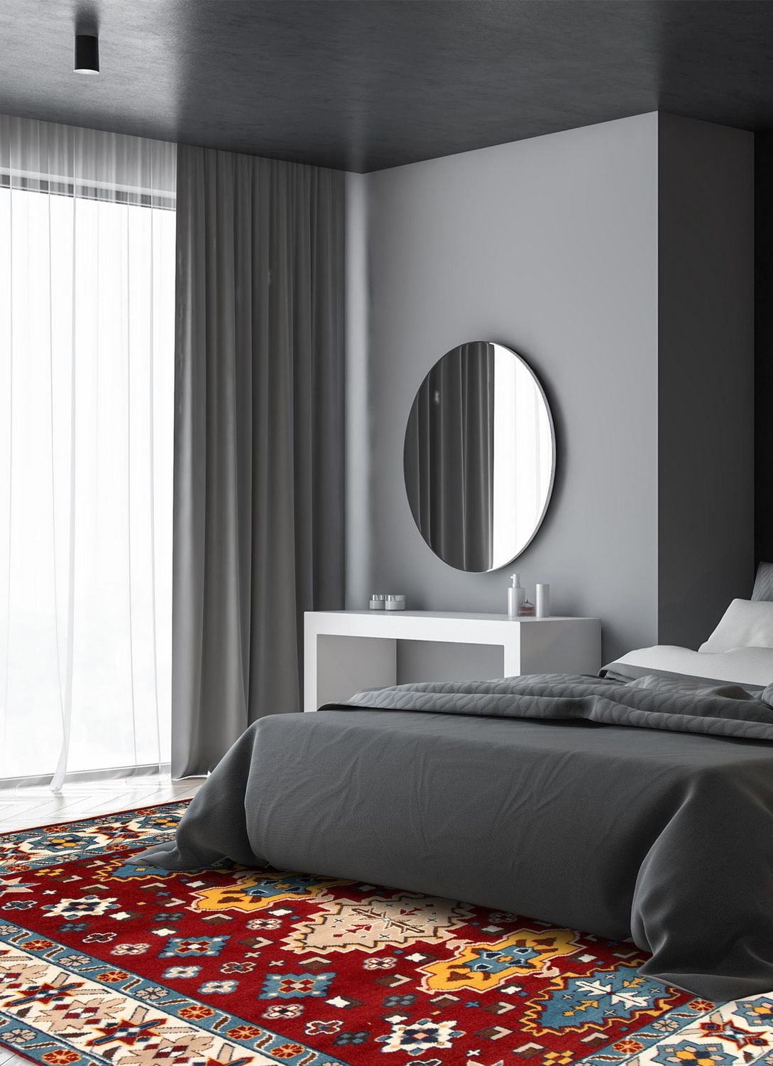 Tapis ECARPETGALLERY d'intérieur traditionnel 100 % laine pour entrée, chambre