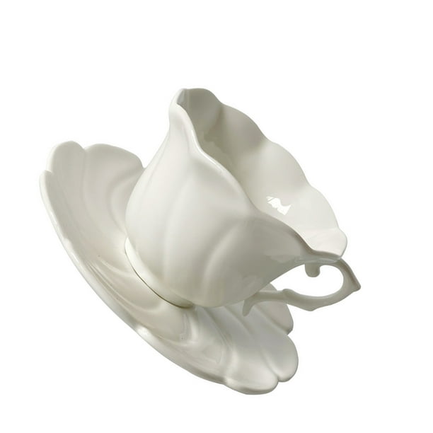 Injueey Taza de té, taza de café, mano de obra fina, tamaño compacto, exquisita cerámica atractiva, Kit para beber, suministros para el Juegos de servir café y té Tipo 2 101-200ml