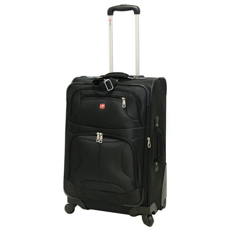 SWISSGEAR - Wenger Zurich 24 Spinner Expandable Upright Suitcase Luggage - Black - 0