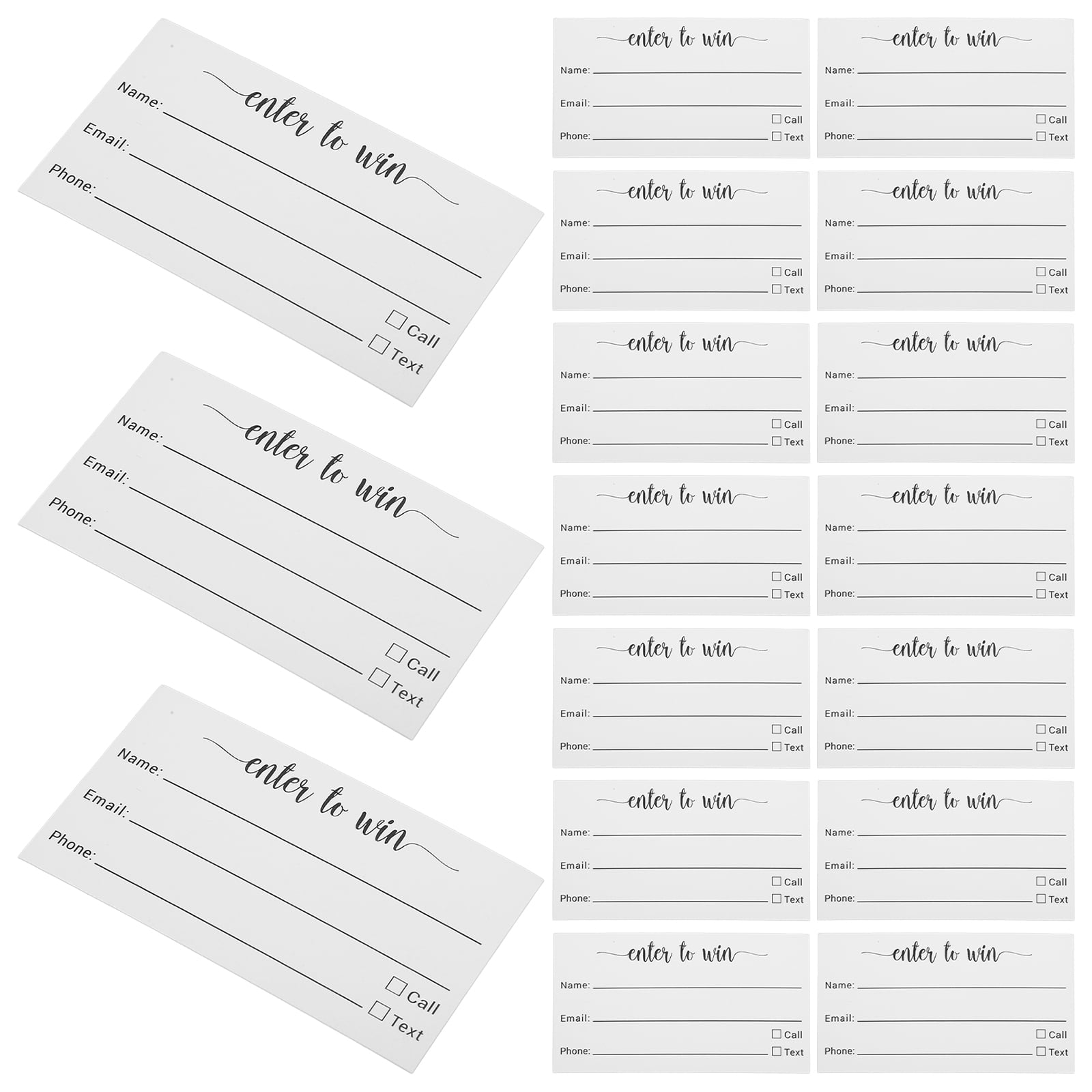 100pcs-ballot-raffle-tickets-multi-use-blank-card-sheets-small-voting-sheets-party-raffle-cards-walmart-com for Free Printable Enter To Win Tickets 100pcs Ballot Raffle Tickets Multi-use Blank Card Sheets Small Voting Sheets Party Raffle Cards - Walmart.com for Free Printable Enter To Win Tickets