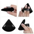 thumbnail image 3 of 10 Pieces Powder Puffs Face Soft Triangle Makeup Puff for Loose Mineral Powder Wet Dry Dual-Use Cosmetic Puff Body Cosmetic Foundation Sponge Beauty Makeup Tools (Black), 3 of 5