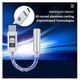 thumbnail image 5 of JCALLY JM6 Pro Type-C to 3.5mm CX31993 Digital Audio Portable Decoding Amp Hifi DAC Mobile Headset USB JM11 Red Edition 0703, 5 of 5