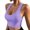 Purple, variant on Women's Workout Hiking Tops Sleeveless Breathable Shirt Fast Dry Loose Casual Tank Top, Black XS