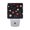 White Flowers and Blue Dots, variant on 2PCS LED Night Light Auto On/Off Sensor Warm Light Dusk to Dawn for Home Stairs Bathroom Decor Watercolor Pink and Purple Roses