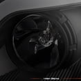 thumbnail image 5 of AKKON - For 2008 2009 Nissan Altima 2-Door Coupe LED Strip Projector Headlight Black Housing Assembly Smoke Lens, 5 of 7
