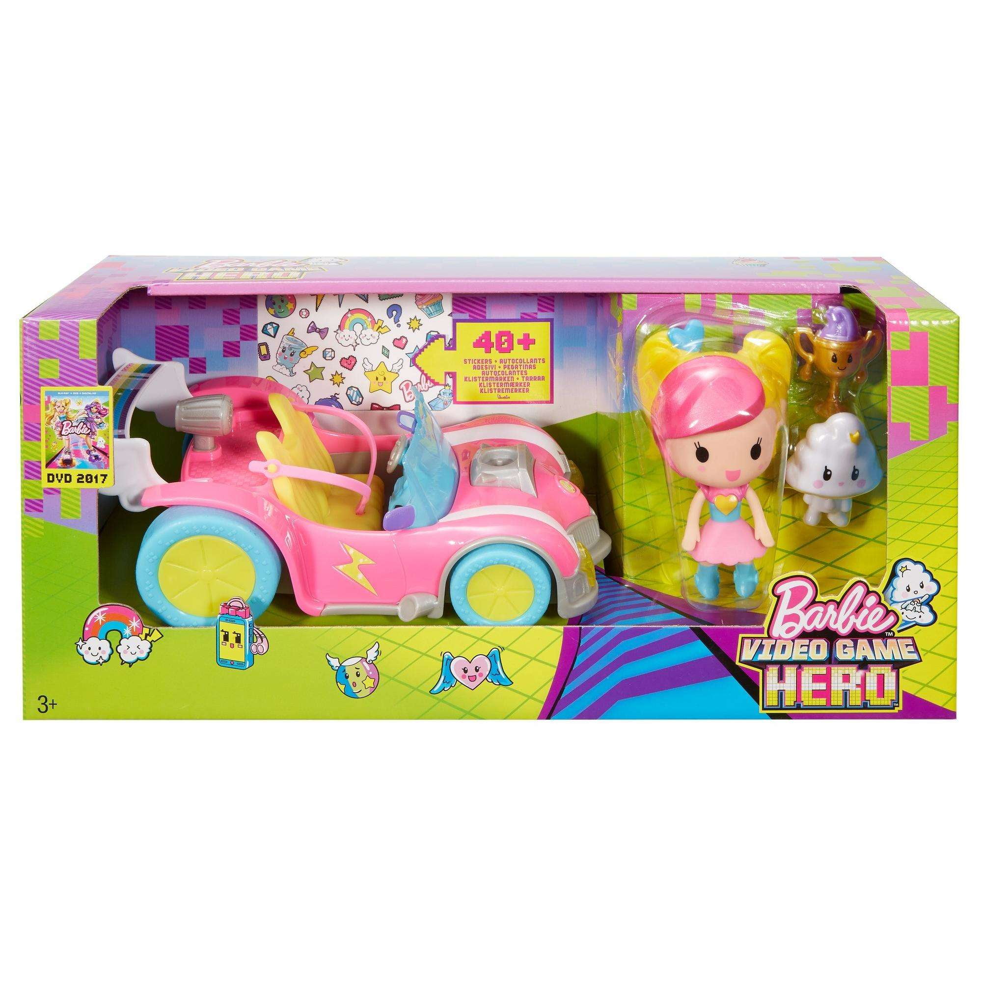 barbie car video game