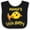 Black and White, variant on Inktastic Mama's Little Guppy Cute Yellow Fish Boys or Girls Baby Bib