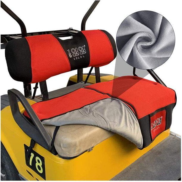 10L0L Golf Cart Seat Blanket Covers for EZGO TXT RXV & Club Car DS