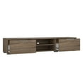 thumbnail image 5 of Tvilum Match 2 Drawer TV Stand with 2 Shelves, Truffle, 5 of 11
