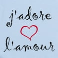 thumbnail image 2 of CafePress - J'adore L'amour Infant Bodysuit - Baby Light Bodysuit, Size Newborn - 24 Months, 2 of 4