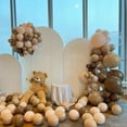 thumbnail image 5 of 130pcs Tan Balloons Different Sizes 18" 12" 10" 5" Light Brown Latex Balloon Garland Arch Kit for Birthday Baby Shower Graduation Wedding Gender Reveal Anniversary Party Decorations, 5 of 13