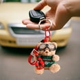 thumbnail image 4 of Yannianjz under $5 4Pcs Christmas Teddy Bear Keychain, Christmas Teddy Bear Keychain, Plush Car Keychain Pendant, Couple Backpack Decoration, Festive Holiday Gift Idea, Cute Stocking Stuffer Present, 4 of 9