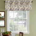 thumbnail image 3 of 2 Pack Valances for Window, Dark Sage Green Botanical Short Curtains for Kitchen Bedroom Living Room, Spring Floral Summer Botanical Retro Small Window Treatment Valance Drapes 42 x 18 Inch, 3 of 8