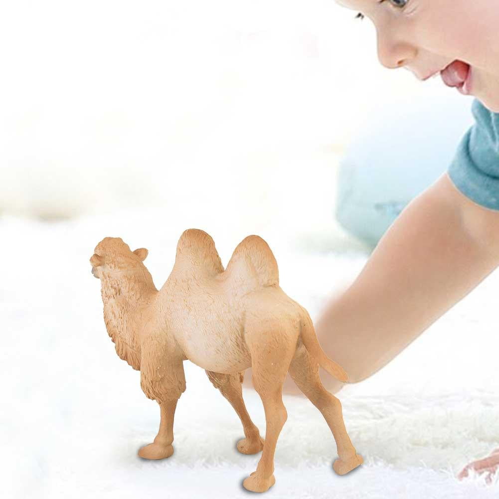Mgaxyff Miniature White Camel Figurine Animal Model Home Decor Kid