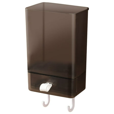 

GEHGWP Wall Mounted Storage Box With Hook Mobile Phone Holder Mobile Phone Charging Station Remote Control Storage Box Self Adhesive Double Sided Tape Fixed Position okay thanks