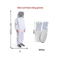 thumbnail image 2 of Full Body Beekeeping Clothes Anti-bee Professional Beekeepers Clothes Protection Beekeeping Suit Veil Unisex Children Protective ,Comprehensive Protection, 2 of 8