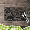 thumbnail image 5 of Diceymbol Halloween Table Placemats Seasonal Dining Decor with Spooky Designs Perfect for Halloween Parties and Festive Meals Easy to Clean and Reusable, 5 of 6