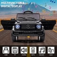 thumbnail image 6 of EastVita Kids 12V Ride on Car, Licensed Mercedes Benz G63 Kids Ride on Toy Car w/Remote Control, Safety Lock, Soft Start, LED Light, Bluetooth, Music, 6 of 6