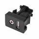 thumbnail image 5 of Puerto USB 3,5 mm Interfaz AUX Cable USB Cable AUX Apto para Toyota C2938 (1m), 5 of 5