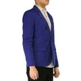 thumbnail image 4 of Unique Bargains Men's One Button Slim Fit Casual Sport Coat Blazer Jacket, 4 of 7