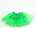 thumbnail image 4 of HUANBAI Baby Girls Soft Fluffy Tutu Skirt Toddler Shining Party Carnival Girl Mesh Tutu Butterflys LED Light Dance Princess Skirt One Size, 4 of 4