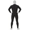 thumbnail image 2 of AltSkin Adult/Kids Full Body Stretch Fabric Zentai Suit Costume - Tuxedo (Large), 2 of 3