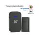 thumbnail image 1 of White Waterproof Self-Powered Wireless Doorbell With 38 Ring Tones, Temperature Display And Remote Control, Ideal For Home Use, 1 of 4