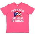 thumbnail image 3 of Inktastic Puerto Rican Awesome Youth T-Shirt, 3 of 5
