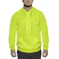 thumbnail image 1 of Rothco High-Vis Performance Hooded Sweatshirt - Safety Green, M, 1 of 2