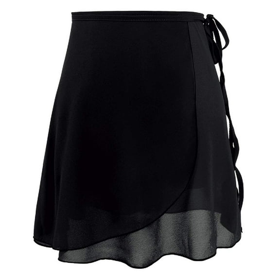 Daznico Women's Tutu Dress Adult Lace-Up Chiffon Short Training Skirt with Matching Bag – Elegant Ballet Dance for Adults,Size One Size