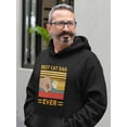 thumbnail image 2 of Best Cat Dad  Men Hoodie, Male Large, 2 of 4