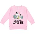 thumbnail image 2 of Inktastic Zebra My Memaw Loves Me Toddler Sweatshirt, 2 of 4