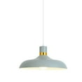 thumbnail image 1 of Modern Minimalism Colorful Pendant Light Fixture, Simple Metal Aluminum Pendant Lighting, Retro Farmhouse Pendant Lamp, Pendant Light for Over Dining Room Table Kitchen Island Cafe, 1 of 7