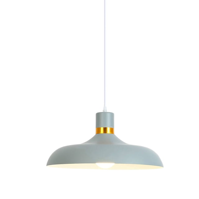 Modern Minimalism Colorful Pendant Light Fixture, Simple Metal Aluminum Pendant Lighting, Retro Farmhouse Pendant Lamp, Pendant Light for Over Dining Room Table Kitchen Island Cafe