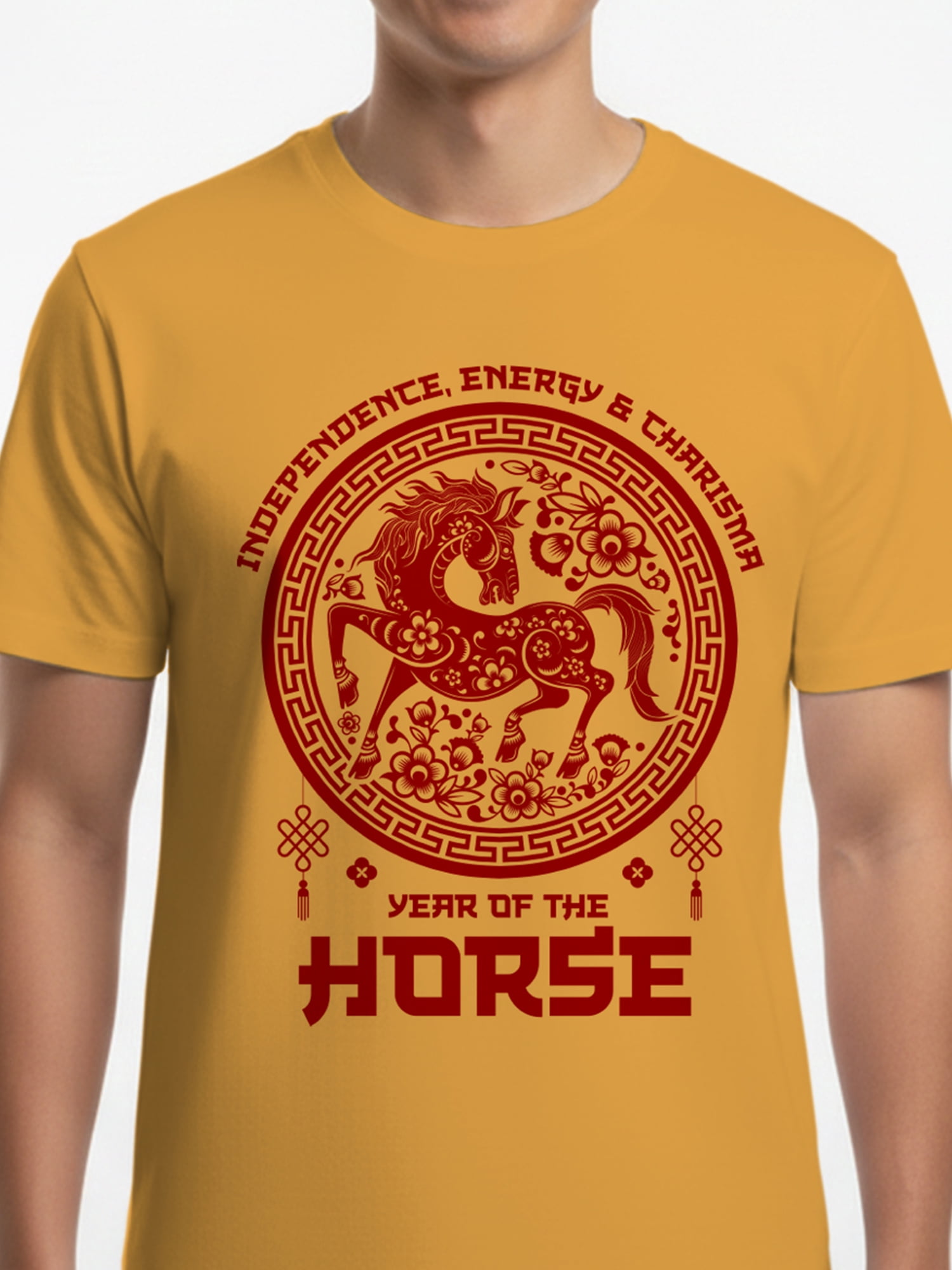 Men's & Big Men's Gold Lunar Year Graphic Tee, Sizes S-3XL