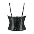 thumbnail image 4 of Lace Corset for Women Mesh Going Out Bustier Top Sleeveless Adjustable Straps Party Crop Tops with Back Hooks, 4 of 8