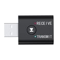 thumbnail image 1 of Injueey Mini receptor inalámbrico Bluetooth adaptador 5,0 transmisor de Audio estéreo Bluetooth Usb 3,5 Mm para ordenador portátil Tv Pc Cables de audio/vídeo, 1 of 6