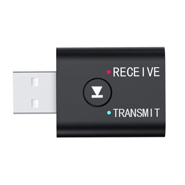 Injueey Mini receptor inalámbrico Bluetooth adaptador 5,0 transmisor de Audio estéreo Bluetooth Usb 3,5 Mm para ordenador portátil Tv Pc Cables de audio/vídeo
