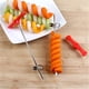 thumbnail image 1 of Espiralizador manual de verduras (2 piezas) | Cortador de patatas, zanahorias y pepinos | Máquina para hacer papas fritas rizadas | Herramienta de cocina de ABS y acero inoxidable | 16,5 x 7,5 cm, 1 of 5