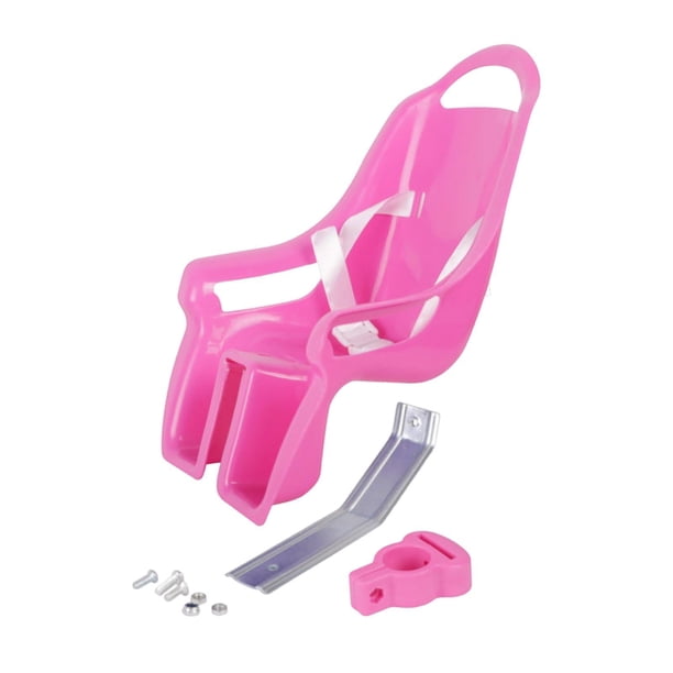Asiento de bicicleta para muñecas, peluches y juguetes. Decora tú mismo con estas pegatinas. Rosa