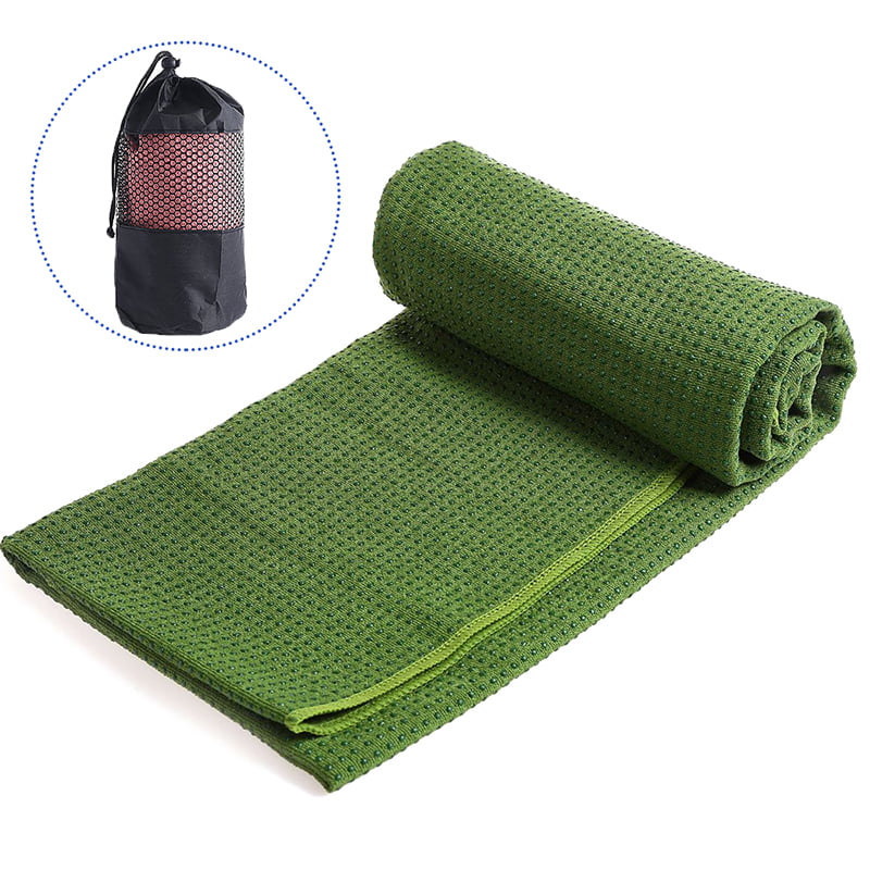 Yoga Towel Nonslip Mat-sized Soft Absorbent Microfiber Blanket Hot Yoga 
