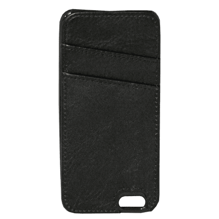 K. Carroll Vegan Leather Cell Phone Crossbody Wristlet Case Wallet Purse Black iPhone 6+/7 ...