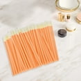 thumbnail image 5 of Unique Bargains 100 Pcs Disposable Barreled Solid Rod Lip Brush for Vacation Orange Plastic Flocking, 5 of 5