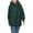 Green, variant on AOOCHASLIY Women 2023 Tops Clearance Womens Winter Clothes Plus Size Warm Hooded Leather Cotton Long Sleeve Coat