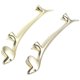 thumbnail image 1 of Lindo soporte para cucharas y palillos con forma de perro salchicha para el hogar, estante para cubiertos, estatua de aleación de zinc, 2 piezas, 1 of 6