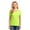 Neon Yellow, variant on Port & Company Women's Core Cotton V-Neck Tee. LPC54V