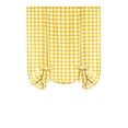 thumbnail image 3 of Achim Buffalo Check Window Curtain Tie Up Shade, 42 x 63, Yellow, 3 of 5